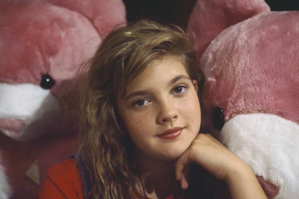 Drew Barrymore on the set of Babes in Toyland in 1986.