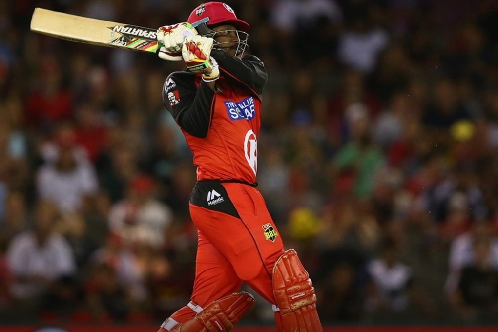 Melbourne Renegades’ Chris Gayle matched the Big Bash League record for the quickest 50 in the final game of the season for the team. Photo: bigbash.com.au