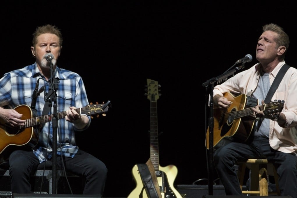 Don Henley (left) and Glenn Frey. “He was funny, bullheaded, mercurial, generous, deeply talented and driven,” Henley said on Monday of his musical partner of 45 years.