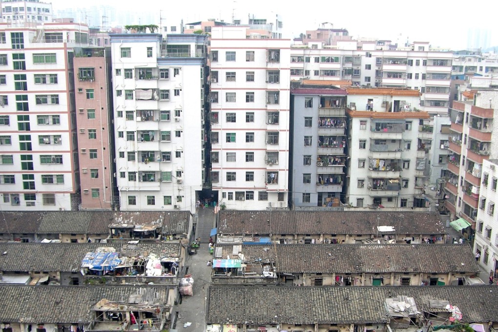 Part of Baishizhou, Shenzhen. Du’s exhibit, From Villages to City: The Informal History of Shenzhen, is at the Bi-City Biennale of Urbanism\Architecture, held inside an old Shenzhen flour mill until the end of February. Photo: Christopher DeWolf
