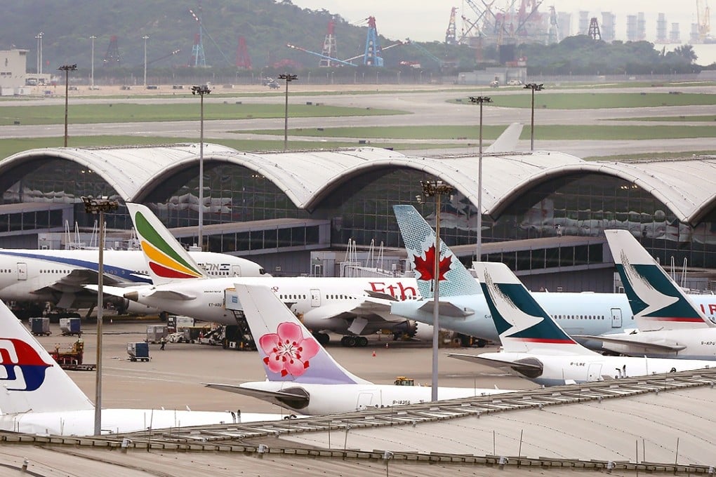 The Hong Kong International Airport located in Chek Lap Kok, Lantau. 26MAY15