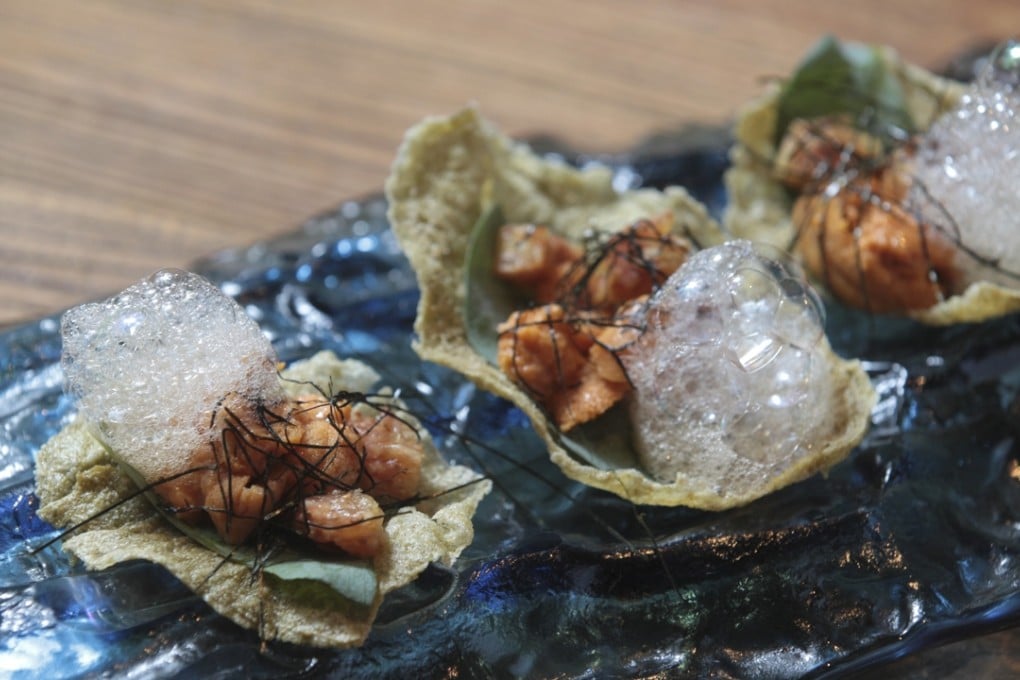 Uni crackers from Mercedes Me in Central. Photos: Bruce Yan