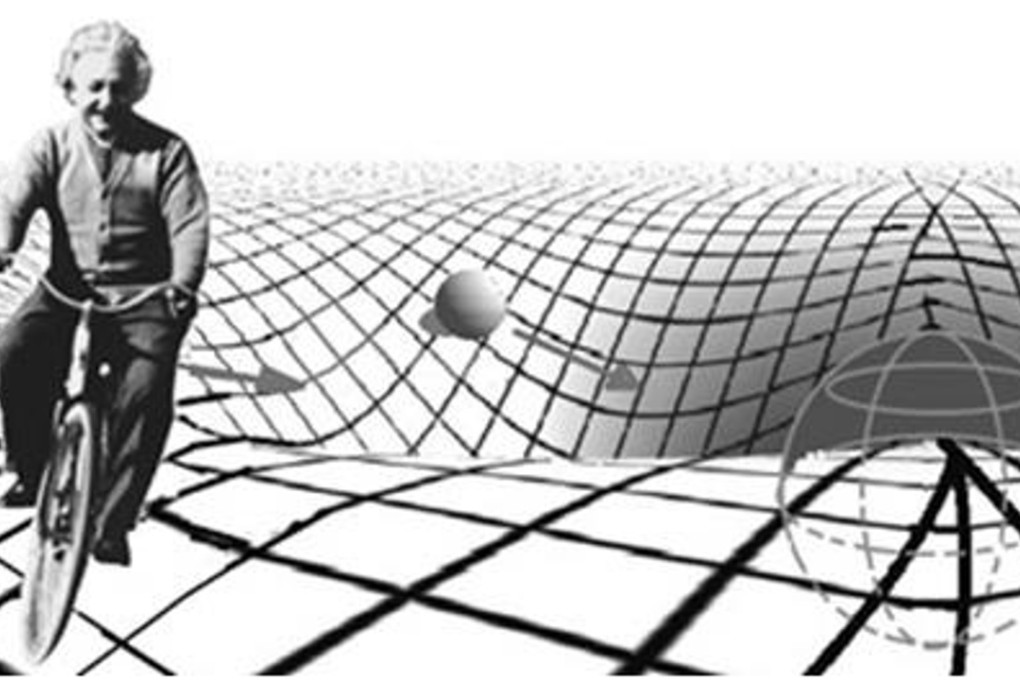 Einstein believed the universe was ‘curved’ due to be bending of space and time, but Chinese physicist Wu Yueliang claims it is in fact ‘flat’. Credit: Handout