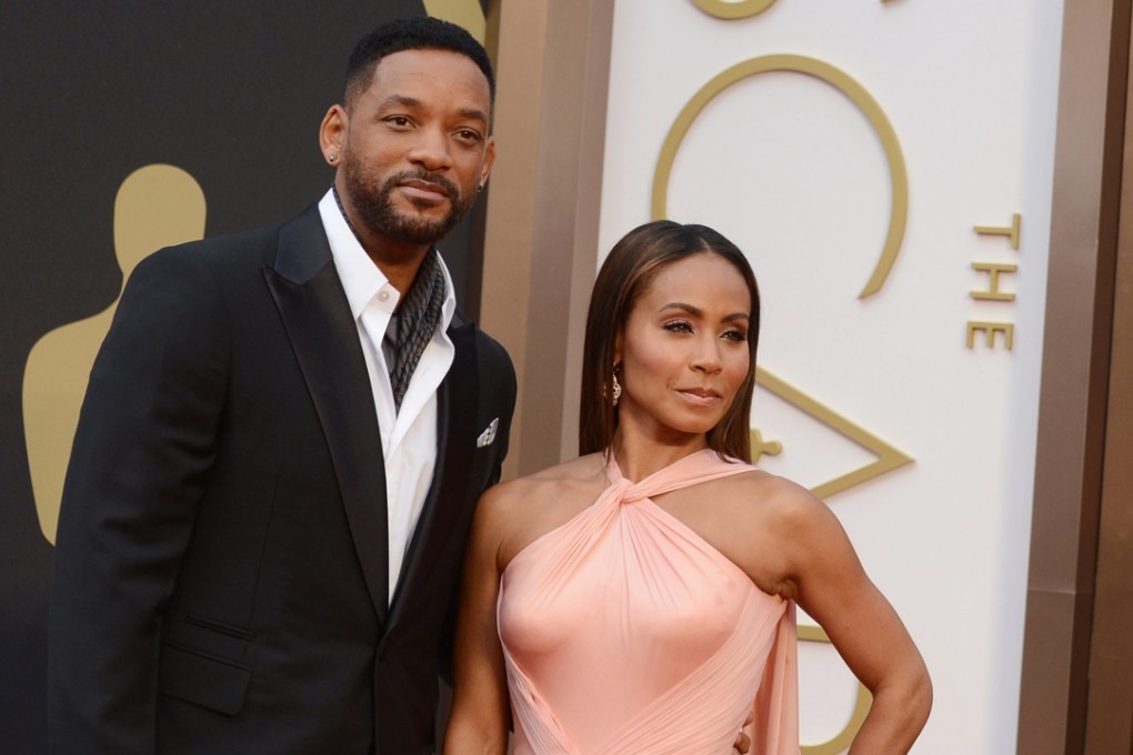 Will Smith and wife Jada Pinkett Smith arrive at the 2014 Oscars at the Dolby Theatre in Los Angeles. Photo: AP