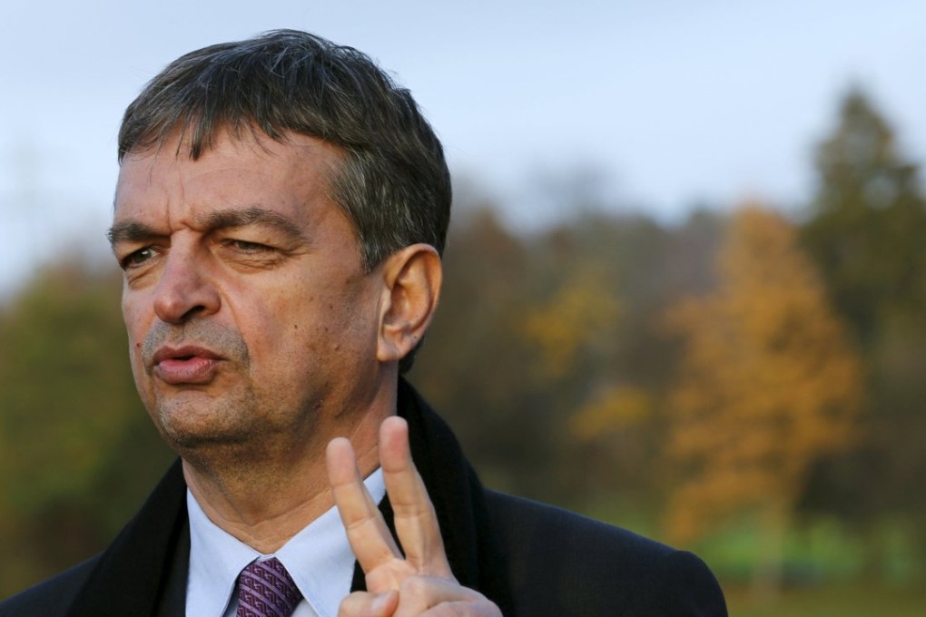 Fifa presidential candidate Jerome Champagne. Photo: Reuters