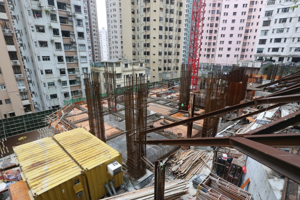 A site view of luxury residential project Wellesley at 23 Robinson Road in Mid-levels . 23JAN16 SCMP/David Wong
