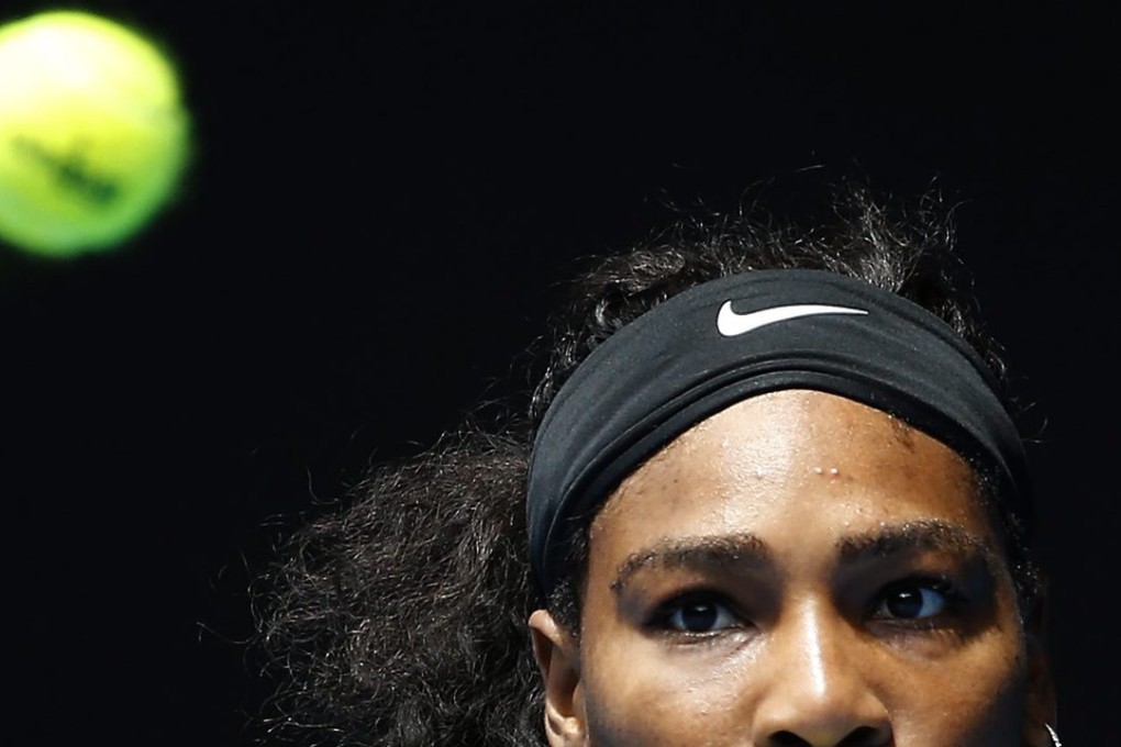 Serena Williams crushed Margarita Gasparyan 6-2, 6-1 in just 55 minutes at the Australian Open on Sunday. Photo: EPA