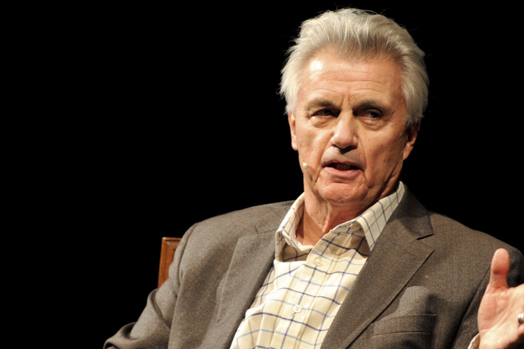 07 Nov 2012, Munich, Germany --- US bestseller author John Irving reads from his new novel 'In one person' at the Residenztheater in Munich, Germany, 7 November 2012. The novel tells the story of a bisexual man. Photo: FRANK LEONHARDT --- Image by © Frank Leonhardt/dpa/Corbis [31JANUARY2106 THE REVIEW BOOK]