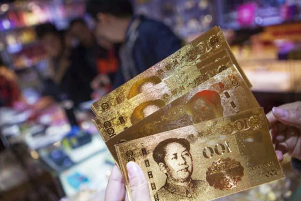 The plastic notes on sale in Shenzhen. Photo: SCMP Pictures