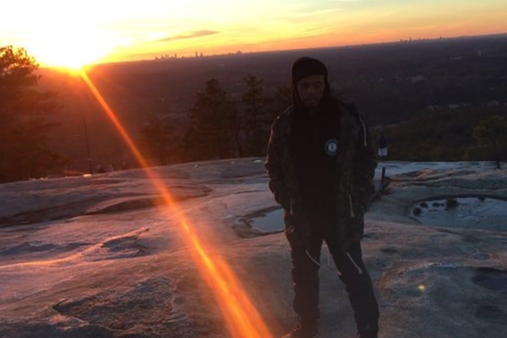 Rapper BoB believes this photo helps prove the flatness of our home planet. He said on Twitter: “the cities in the background are approx. 16miles apart... where is the curve ? please explain this”. Photo: Twitter/BoB