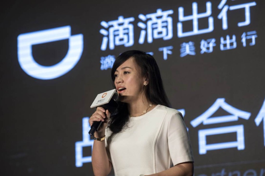 Didi president Liu Qing says car sharing is a solution to traffic jams as it reduces the number of cars on roads. Photo: AFP