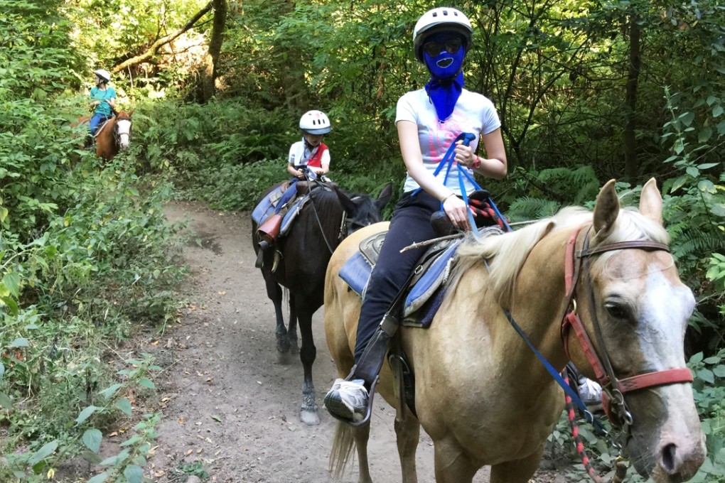 Wearing a facekini attracted unwelcome comments during Kelly Yang’s US holiday.