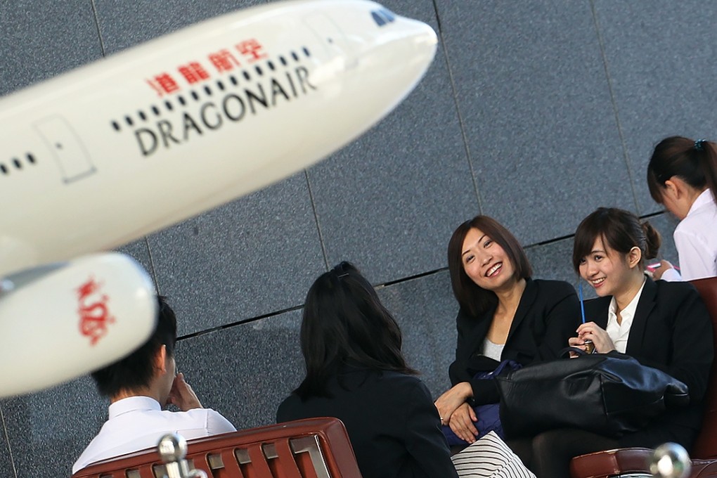 A file photo of Dragonair cabin crew recruitment day at Dragonair House, Tung Chung on September 13, 2013. Photo: Edward Wong, SCMP