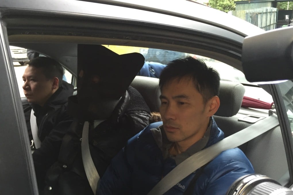 One of the five suspects picked up in the series of raids – the culmination of a two-year investigation. Photo: SCMP Pictures
