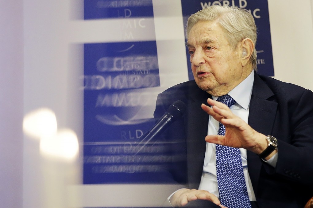 George Soros, billionaire and founder of Soros Fund Management LLC, claims a hard landing for the Chinese economy is unavoidable. Photo: Bloomberg
