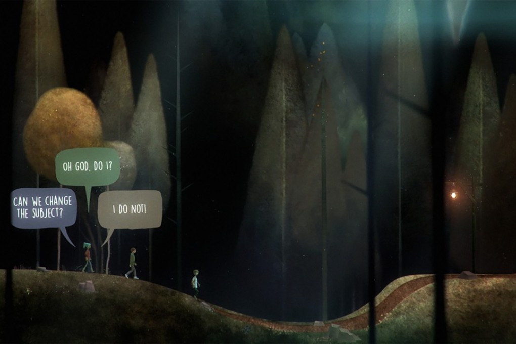 Screenshot from Oxenfree.