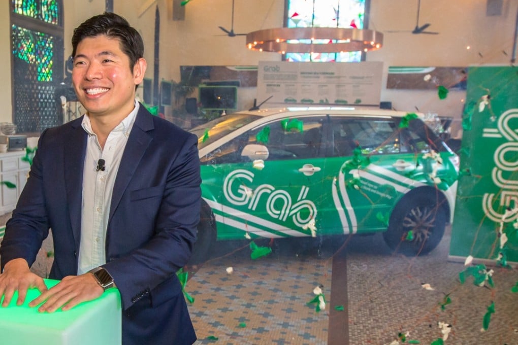 Grab CEO Anthony Tan said at the company’s rebranding announcement in Singapore today that some of its services will turn a profit this year. Photo: Grab