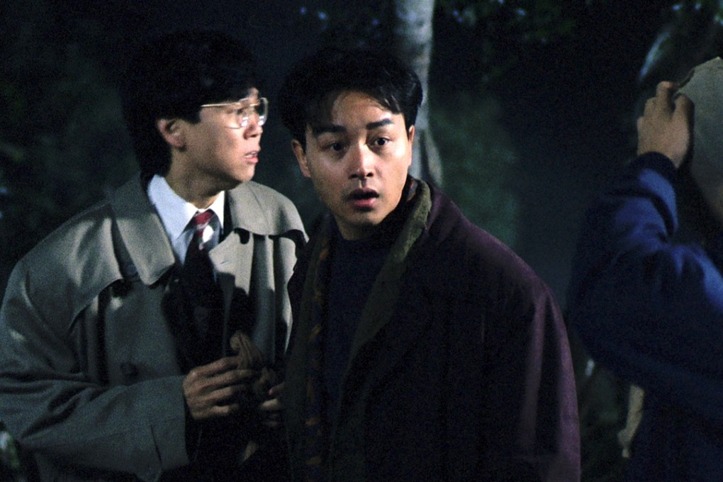 Raymond Wong and Leslie Cheung in a scene from the 1992 Lunar New Year comedy All’s Well, Ends Well (Category IIA; Cantonese). A newly restored version of The Clifton Ko film, which also stars Stephen Chow and Maggie Cheung, and with an added scene, is screening in Hong Kong cinemas.