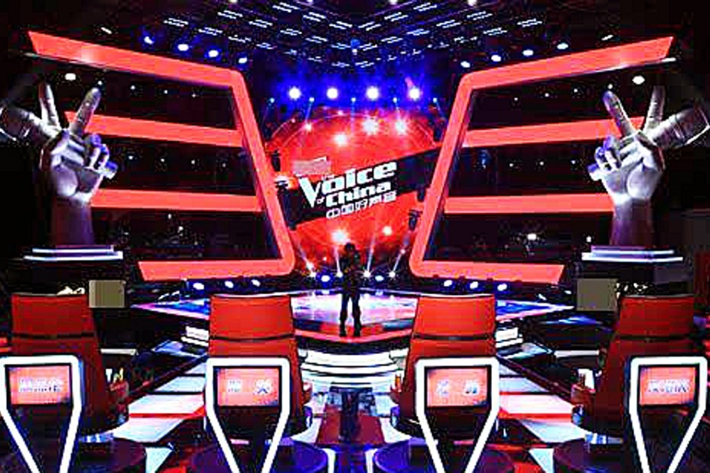 The set of the TV talent show “The Voice of China”. Photo: SCMP Pictures