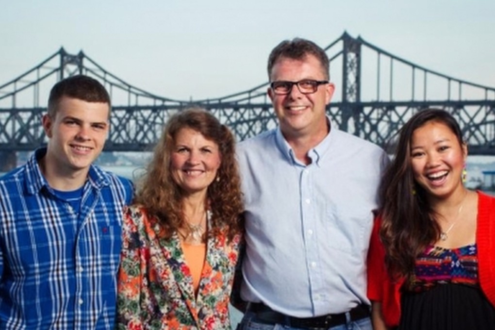 Kevin and Julia Dawn Garratt with their son Peter and daughter Hannah. Photo: SCMP Pictures