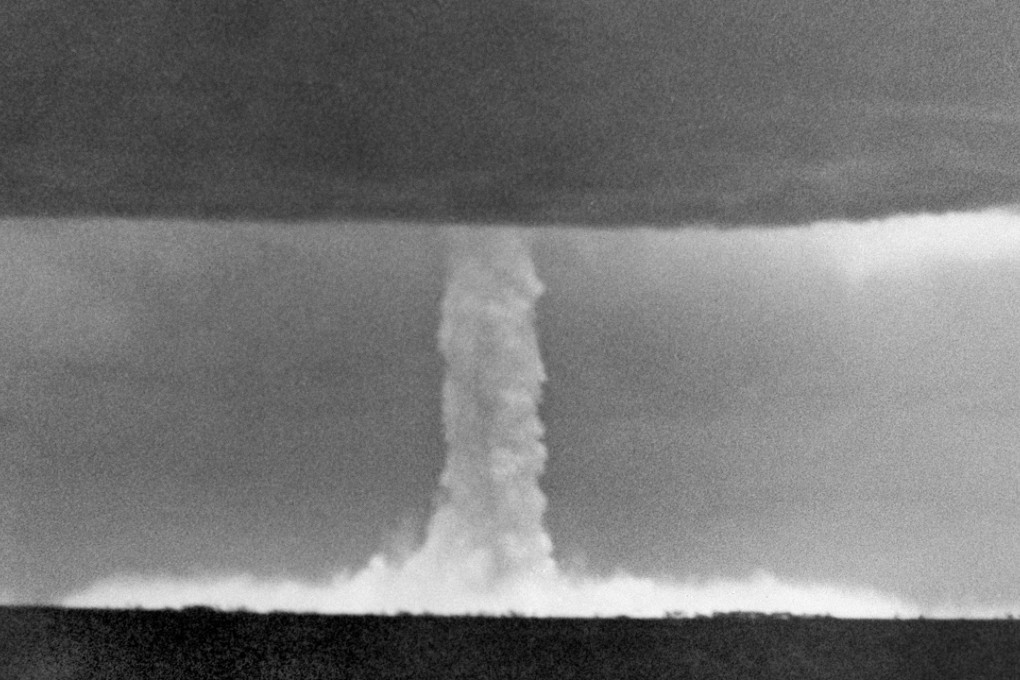 The first H-bomb was dropped in the Marshall Islands in 1954. Photo: AP