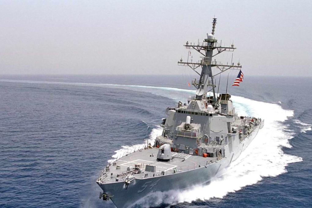 The guided-missile destroyer USS Curtis Wilbur in a file photo from 1999. Photo: AFP