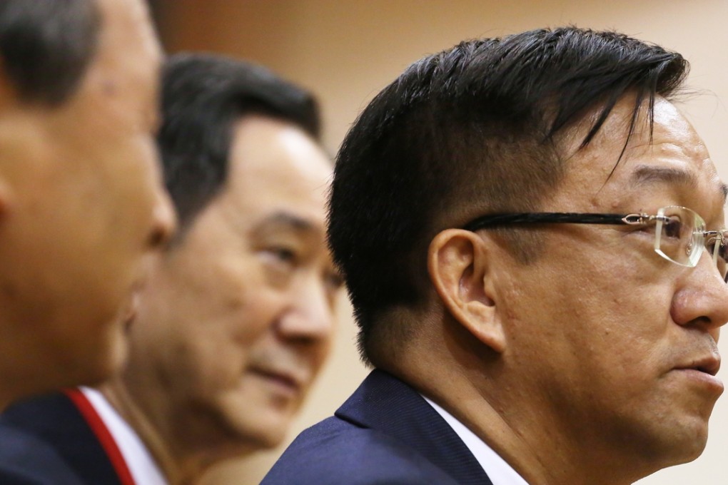 Heung Yee Kuk chairman Kenneth Lau Ip-keung is thought to be poised to lead the new party. Photo: Sam Tsang