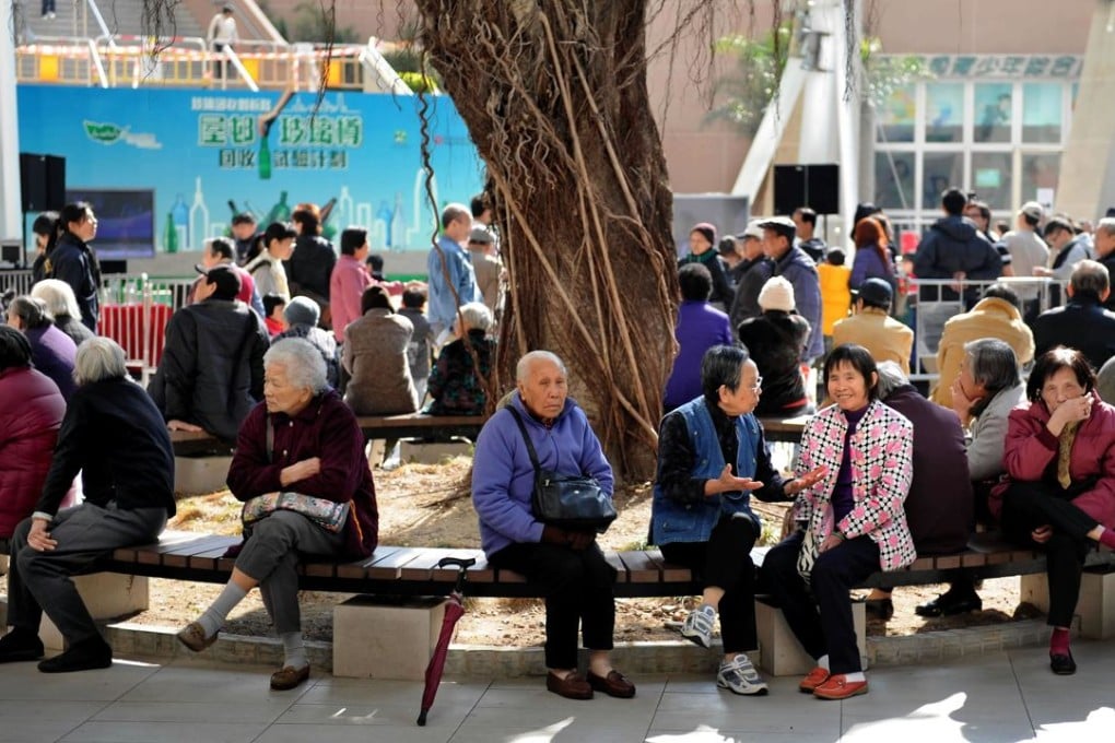 The policy address maps out strategies to deal with an ageing population. Photo: Xinhua