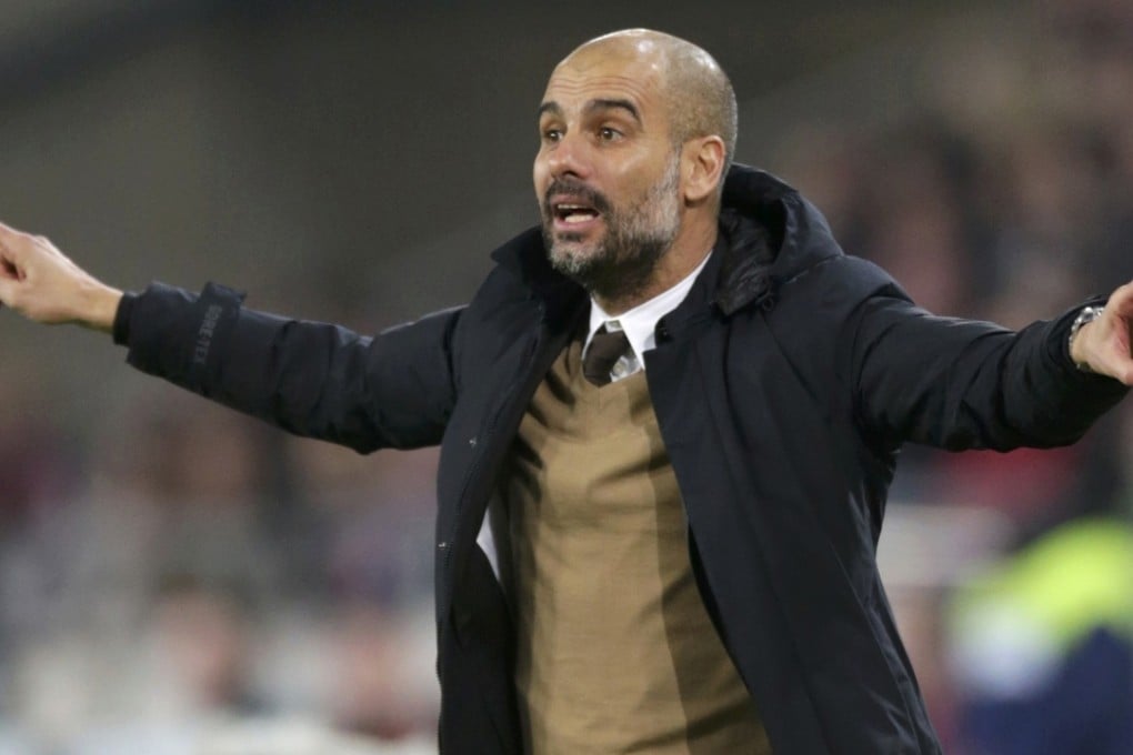 It was announced on Monday that Bayern Munich manager Pep Guardiola would take over at Manchester City at the start of next season. Photo: Reuters