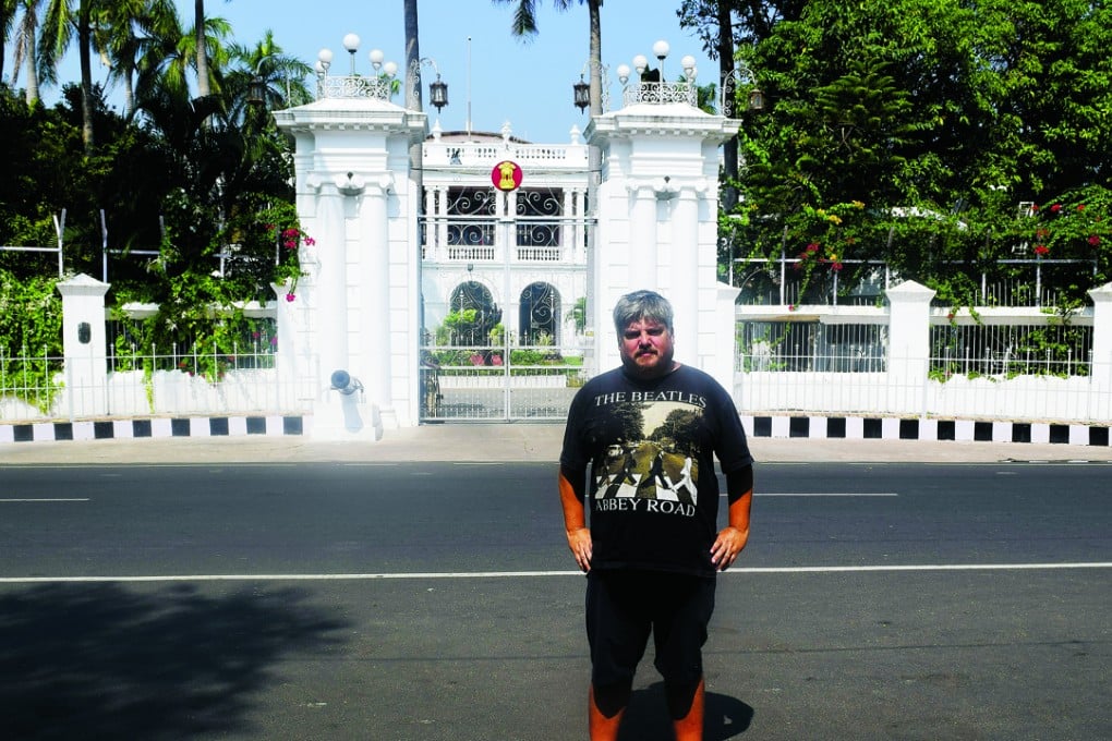 Mischa Moselle in Pondicherry’s colonial district.