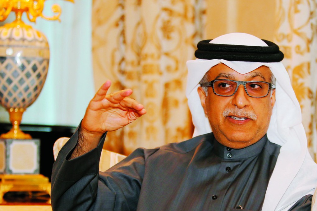 Bahraini Sheikh Salman Bin Ebrahim Al-Khalifa is seen by many as the frontrunner to become Fifa president. Photo: AFP