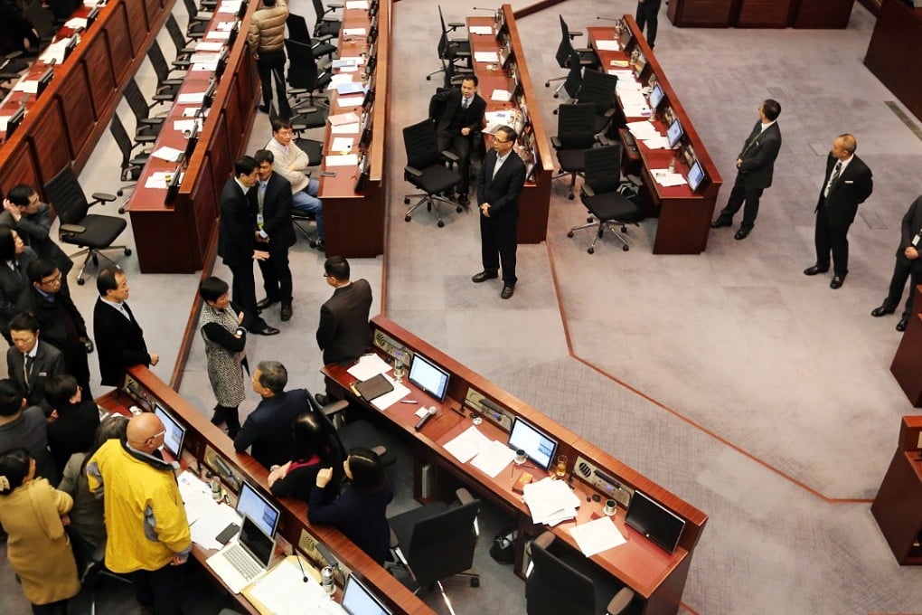 Debate on the copyright bill was curtailed again because there weren’t enough lawmakers in the chamber. Photo: David Wong