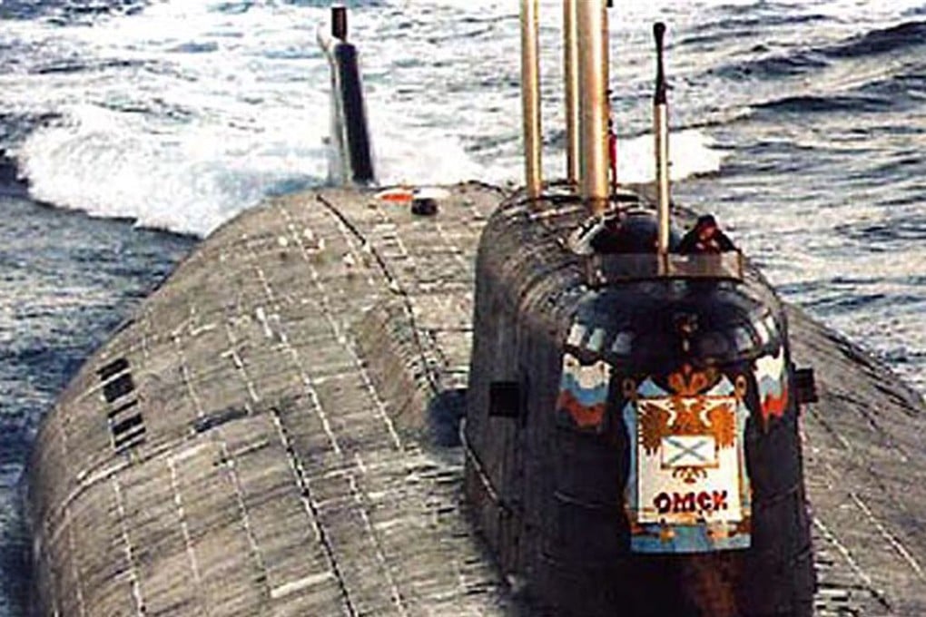 A Russian Oscar-class nuclear submarine. Photo: Reuters