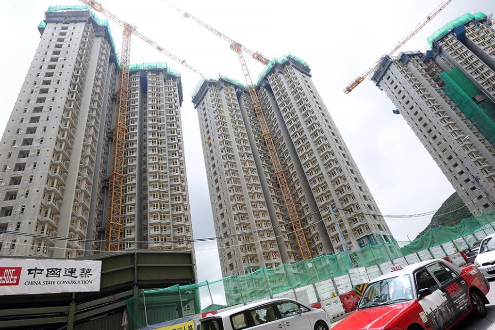 The Shui Chuen O Estate in Sha Tin Wai, still under construction during last year’s water scare. Photo: Nora Tam