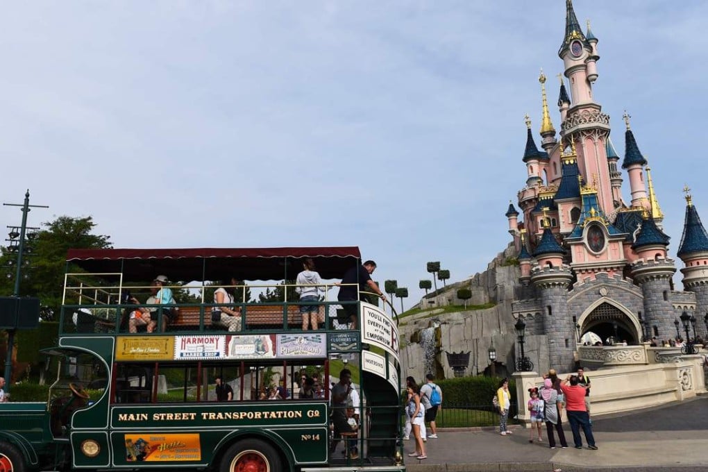 This file photo taken last August shows the Sleeping Beauty Castle at Disneyland Paris in Marne-la-Vallee, east of Paris. Photo: AFP