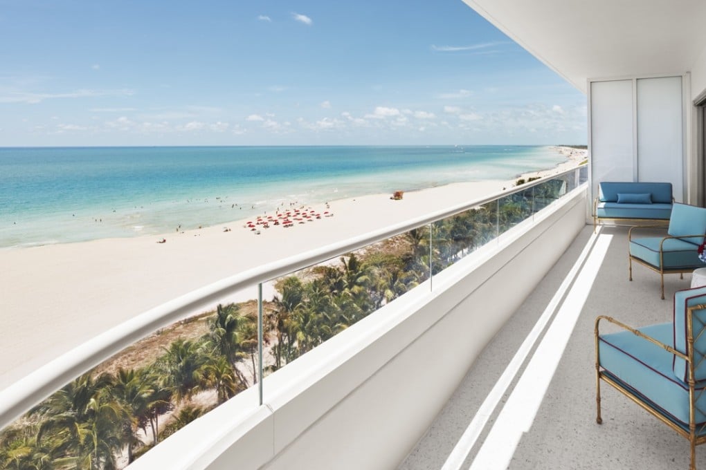 The balcony at Faena Hotel Miami Beach. Photo: Faena Hotel Miami Beach