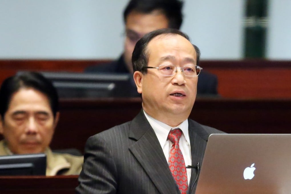 Lawmaker Chan Kam-lam is hopeful that the bill can be passed within this Legco year. Photo: Edward Wong