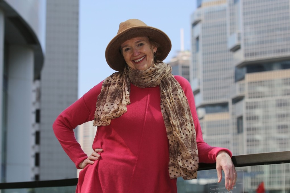 Michelle Vosper poses in Central during her recent visit to Hong Kong. Photo: Edward Wong