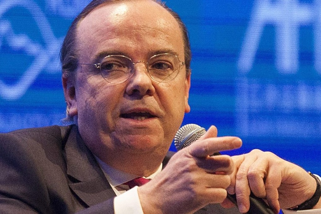 HSBC chief executive Stuart Gulliver at Asian Financial Forum meeting in Hong Kong last month. Photo: EPA