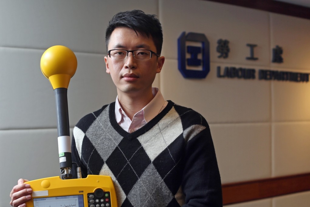 Duncan Wong Man-ho is part of a team of occupational hygienists that was established in 1977. Photo: Sam Tsang