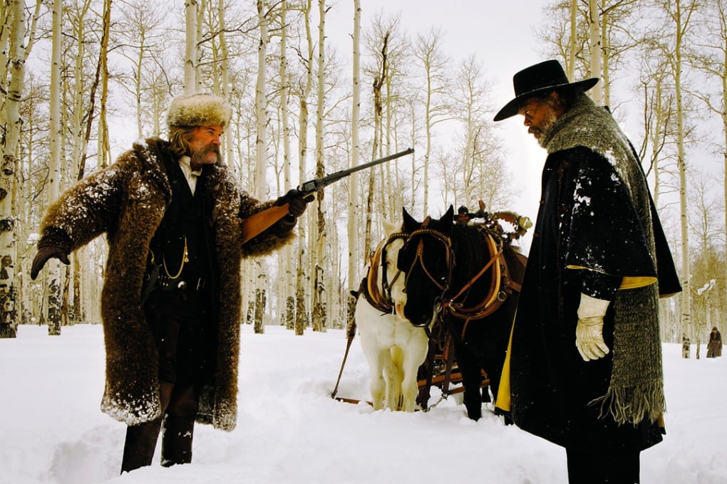 Kurt Russell (left) and Samuel L. Jackson star in The Hateful Eight.