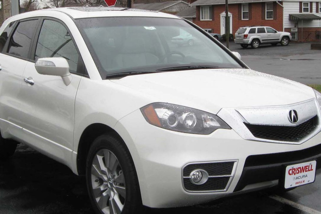 A 2010 Acura RDX. Honda plans to build hybrid versions of its compact crossover SUV and Accord sedan in Guangzhou, in southern Guangdong province. Photo: Handout