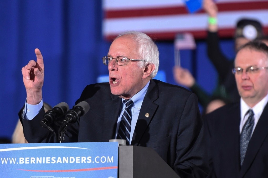 The rise of a political outsider like Bernie Sanders shows his ideas are not only popular, but translate into votes. Photo: Xinhua
