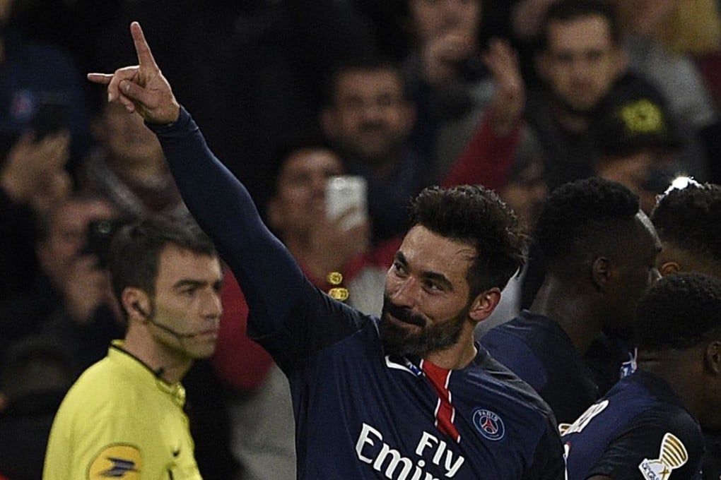Paris Saint-Germain’s Ezequiel Lavezzi looks set to join a host of other big names in next season’s China Super League. Photo: AFP