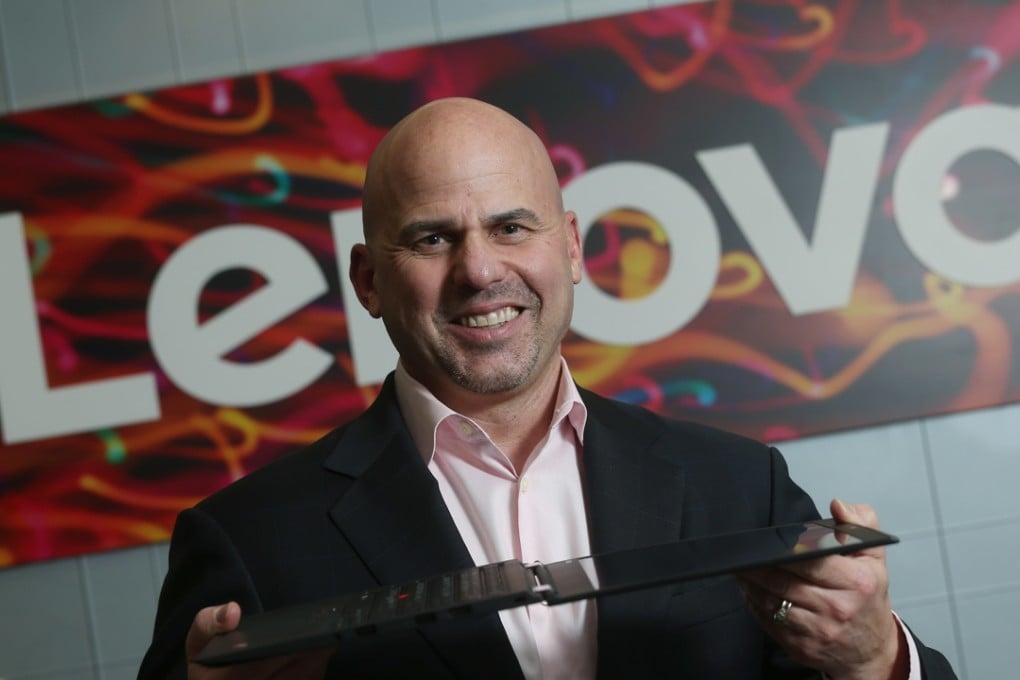 Gerry Smith, Lenovo Group's executive vice president and chief operating officer for personal computers and enterprise business, is pictured at the company’s headquarters in Quarry Bay, Hong Kong earlier this month. Photo: K. Y. Cheng