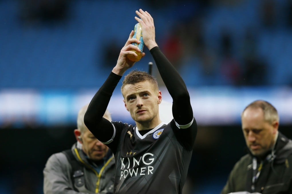 Leicester forward Jamie Vardy says his teammates are feeling no nerves as the season reaches the championship phase. Photo: Reuters