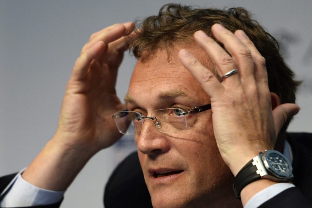 Former Fifa secretary general Jerome Valcke was found guilty of misconduct over the sale of World Cup tickets, abuse of travel expenses, attempting to sell TV rights below their market value and destruction of evidence. Photo: EPA
