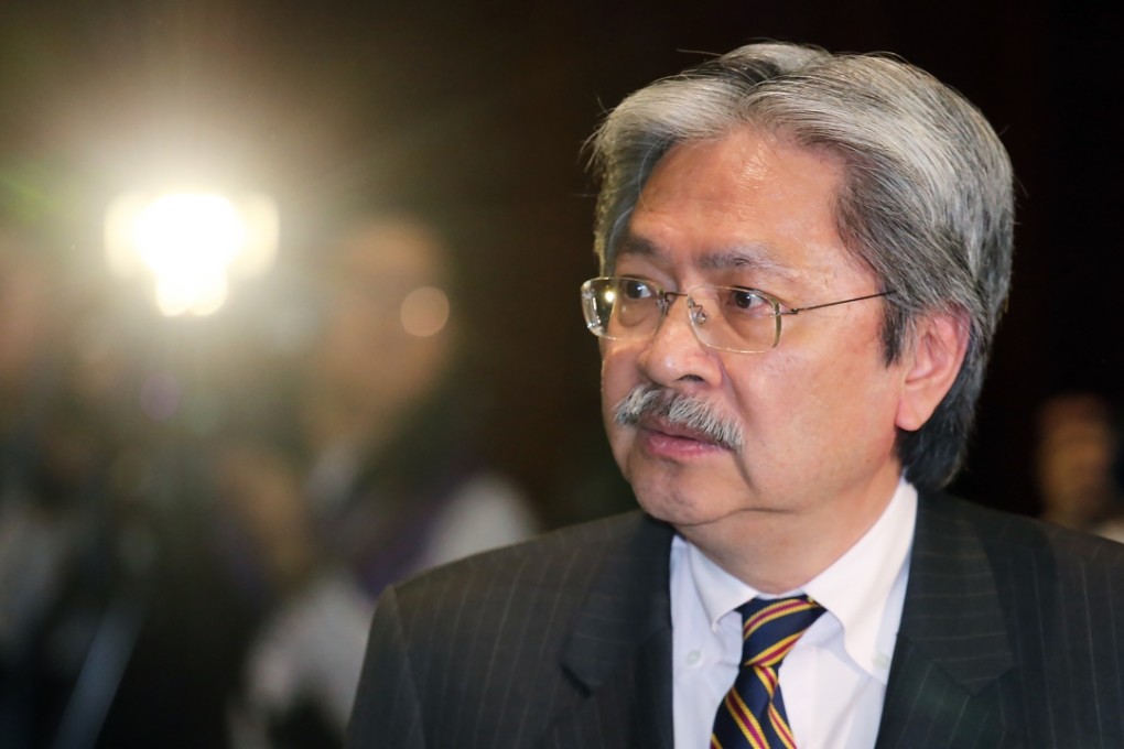 Tsang pictured at the city’s legislature last month. Photo: David Wong