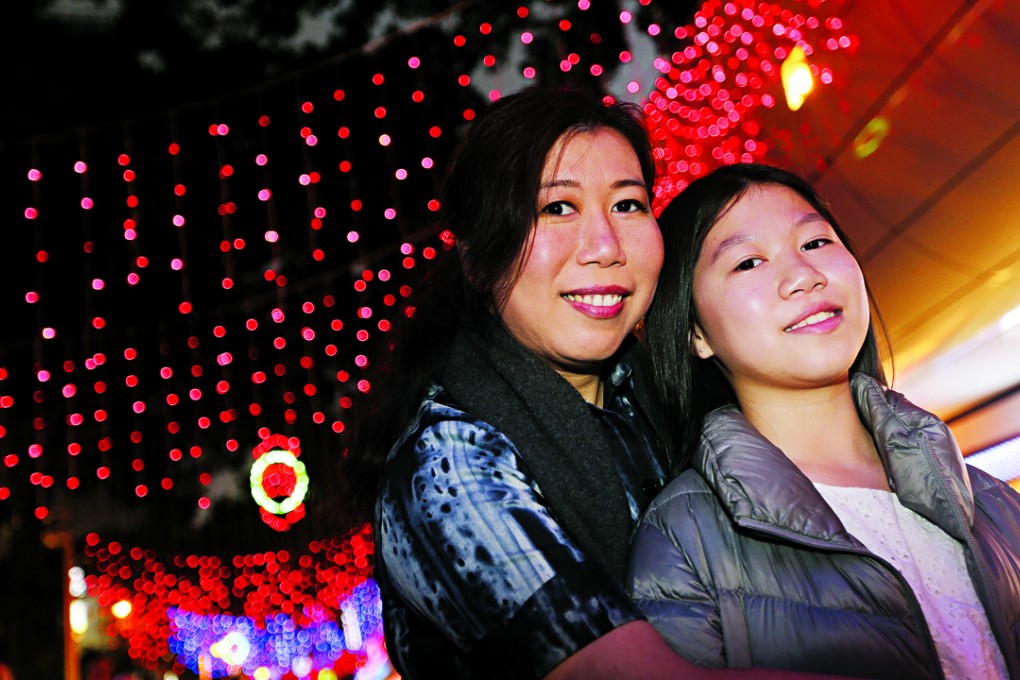 Li Wing-sze with her 12-year-old daughter Lareyna Chan (born in the Year of the Monkey) in Tsim Sha Tsui. Photo: David Wong