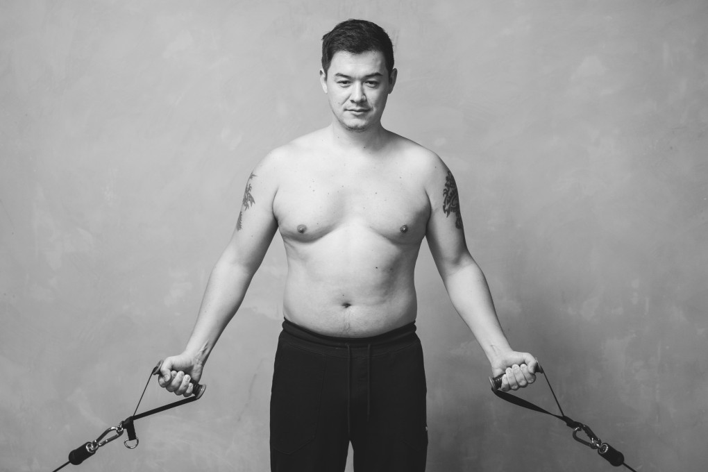 -- For TopfitMornings 12-week fitness challenge -- This image taken on February 5, 2016. Lee Tsui, 33, product designer and business developer, working out at a gym room. Photo / Alex Maeland [16FEBRUARY2016 FEATURES FITNESS & WELLBEING TopfitMornings]